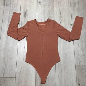 Abercrombie & Fitch Terracotta Bodysuit Size XS